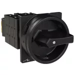 T0-4-15682/EA/SVB Rozłącznik główny, 6 bieg. + 1 NO + 1 NC, 20 A, funkcja awaryjnego zatrzymania, 90 °, blok. na kłódkę w pozycji Wył., montaż natablicowy, pokrętło czerwono-żółte z blokadą na kłódkę