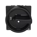 T0-4-15682/EA/SVB Rozłącznik główny, 6 bieg. + 1 NO + 1 NC, 20 A, funkcja awaryjnego zatrzymania, 90 °, blok. na kłódkę w pozycji Wył., montaż natablicowy, pokrętło czerwono-żółte z blokadą na kłódkę