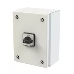 P1-32/SE1/N Rozłącznik ZAŁ-WYŁ, 3 bieg.+N, 32A, w obudowie ze stali, pokrętło czarne bez możliwości blokady