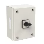 P1-32/SE1/N Rozłącznik ZAŁ-WYŁ, 3 bieg.+N, 32A, w obudowie ze stali, pokrętło czarne bez możliwości blokady