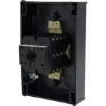 T5B-4-15682/I4 Przełącznik Zał.-Wył., 6 bieg. + 1 NO + 1 NC, 63 A, 90 °, w obudowie IP65, pokrętło czarne bez możliwości blokady