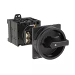 T3-3-8342/V/SVB-SW Rozłącznik główny, 6 bieg., 32 A, funkcja awaryjnego zatrzymania , 90 °, blok. na kłódkę w pozycji Wył., montaż rozłączny, pokrętło czarne z blokadą na kłódkę