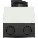 T3-3-15683/I2/SVB-SW Przełącznik Zał.-Wył., 3 bieg. + 2 NO + 1 NC, 32 A, 90 °, w obudowie IP65, pokrętło czarne z blokadą na kłódkę