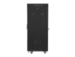 SZAFA INSTALACYJNA RACK STOJĄCA 19" 27U 600X600 CZARNA DRZWI PERFOROWANE LCD LANBERG (ZŁOŻONA) V2