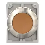 M30I-FDRL-A Przycisk podśw. 30mm płaski,bez sam.,bursztynowy, stal nierdz.