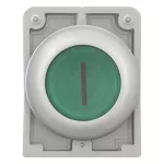 M30C-FDL-G-X1 Podśw.przycisk 30mm płaski, zielony "I"