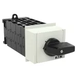 T0-8-8372/IVS Przełącznik zasilania, Styki: 16, 20 A, tabliczka: 1-2, 90 °, bez samopowrotu, montaż na szynę TH, pokrętło czarne bez możliwości blokady