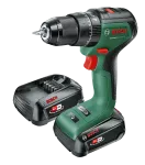 Wiertarko-wkrętarka udarowa akumulatorowa UniversalImpact 18V-60 (2x 2,0Ah, AL18V-20) i 51 części ACC