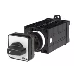 T3-8-8372/Z Przełącznik zasilania, Styki: 16, 32 A, tabliczka: 1-2, 90 °, bez samopowrotu, montaż rozłączny, pokrętło czarne bez możliwości blokady