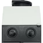 P1-32/I2H/MBS/SVB-SW/HI11 Rozłącznik główny, 3 bieg.+1NO+1NC, 32A, funkcja awaryjnego zatrzymania, blok. na kłódkę w pozycji Wył., w obudowie ze szkła utwardzanego, z płytą ekranującą MBS, pokrętło czarne z blokadą na kłódkę