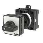 T3-1-102/Z Przełącznik Zał.-Wył., 2 bieg., 32 A, 90 °, montaż rozłączny, pokrętło czarne bez możliwości blokady