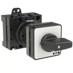 T3-1-102/Z Przełącznik Zał.-Wył., 2 bieg., 32 A, 90 °, montaż rozłączny, pokrętło czarne bez możliwości blokady