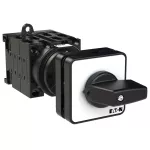 T0-4-8344/Z Przełącznik Zał.-Wył., 8-bieg., 20 A, 90 °, montaż rozłączny, pokrętło czarne bez możliwości blokady