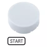 M22-XDH-W-GB1 Wkładka przycisku, wystająca biała