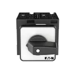 T3-4-8213/E Przełącznik zasilania, Styki: 8, 32 A, tabliczka: 1-0-2, 60 °, bez samopowrotu, montaż natablicowy, pokrętło czarne bez możliwości blokady