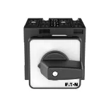 T3-4-8213/E Przełącznik zasilania, Styki: 8, 32 A, tabliczka: 1-0-2, 60 °, bez samopowrotu, montaż natablicowy, pokrętło czarne bez możliwości blokady