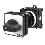 T0-2-8900/Z Przełącznik Zał.-Wył., 3 bieg. + N, 20 A, 90 °, montaż rozłączny, pokrętło czarne bez możliwości blokady