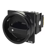 T0-2-15679/EA/SVB-SW Rozłącznik główny, 3 bieg. + 1 NO, 20 A, funkcja awaryjnego zatrzymania , 90 °, blok. na kłódkę w pozycji Wył., montaż natablicowy, pokrętło czarne z blokadą na kłódkę