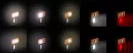 Lampa czołowa akumulatorowa 500 lm z bazą