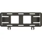ZFS60-T0 Ramki mocujące do tabliczek/z tabliczkami, czysta, dla T0, T3, P1