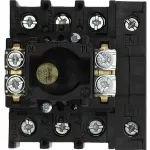 P1-32/EA/SVB-SW/N Rozłącznik główny, 3 bieg. + N, 32 A, funkcja awaryjnego zatrzymania , blok. na kłódkę w pozycji Wył., montaż natablicowy, pokrętło czarne z blokadą na kłódkę