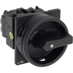 T0-1-102/EA/SVB-SW Rozłącznik główny, 2 bieg., 20 A, funkcja awaryjnego zatrzymania , 90 °, blok. na kłódkę w pozycji Wył., montaż natablicowy, pokrętło czarne z blokadą na kłódkę