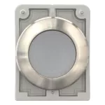 M30I-FDL-W Przycisk podśw. 30mm płaski,biały, stal nierdz.