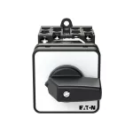 T0-3-8228/Z Przełącznik nawrotny, Styki: 5, 20 A, tabliczka: 102, 45 °, z samopowrotem, montaż rozłączny, pokrętło czarne bez możliwości blokady