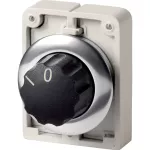 M30C-FW Przełącznik obrotowy, 30mm, z opisem, 2 położenia, z samopowrotem