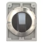 M30I-FWRLK3-W Przeł.piórkowy podśw.30mm,biały,3 poz.,bez sam., stal nierdz.