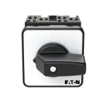 T0-3-8228/E Przełącznik nawrotny, Styki: 5, 20 A, tabliczka: 102, 45 °, z samopowrotem, montaż natablicowy, pokrętło czarne bez możliwości blokady