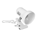 CANARD, lampka biurkowa z metalowym klipsem, 15W, E27, biała