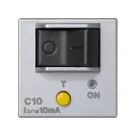 Simon Connect Wyłącznik różnicowo-prądowy K45 10A/10mA; aluminium