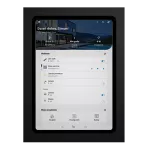 Simon GO TBU-GFC2A9P-149 Uchwyt ścienny zamknięty do Samsung Galaxy Tab A9+ 11"; Czarny mat
