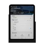 Simon GO TBU-GFO2A9P-149 Uchwyt ścienny otwarty do Samsung Galaxy Tab A9+ 11"; Czarny mat