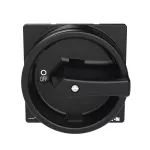 T0-2-1/EA/SVB-SW Rozłącznik główny, 3 bieg., 20 A, funkcja awaryjnego zatrzymania , 90 °, blok. na kłódkę w pozycji Wył., montaż natablicowy, pokrętło czarne z blokadą na kłódkę