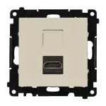 Simon 55 WMDA-P95XX8-144 Gniazdo HDMI 2.1 (moduł); Szampański mat