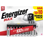 BATERIA ENERGIZER MAX AAA LR3 /10+10