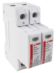 Ogranicznik przepięć typ T1+T2, biegun 1+NPE, Limp: 12,5 kA (10/350), In: 30kA (8/20), Imax: 60kA, Uc: 255V AC RSP-T1T2-AC 12.5/1+NPE