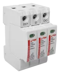 Ogranicznik przepięć typ T1+T2, 3 bieguny, 1000 V DC, Iimp: 9kA (10/350), Imax: 50kA, In: 20kA (8/20) RSP-T1T2-DC 6.25/3P