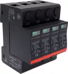 Ogranicznik przepięć typ T1+T2, 4 bieguny, 230V AC, Iimp: 7.5kA (10/350), Imax: 50kA (8/20) RSP-E7.5-40