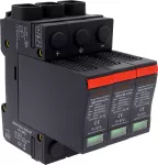 Ogranicznik przepięć typ T1+T2, 3 bieguny, 1500 V DC, Imax: 65kA, In: 25kA, Iimp: 8 kA (10/350) RSP-PV8.0-1500-3P