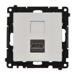 Simon 55 WMDA-P95XX8-114 Gniazdo HDMI 2.1 (moduł); Jasnoszary mat
