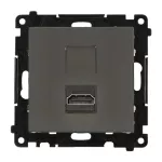 Simon 55 WMDA-P95XX8-116 Gniazdo HDMI 2.1 (moduł); Grafitowy mat
