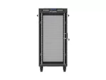 SZAFA INSTALACYJNA RACK STOJĄCA 19" 24U 600X600 CZARNA DRZWI PERFOROWANE LCD LANBERG (FLAT PACK) V2