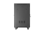 SZAFA INSTALACYJNA RACK STOJĄCA 19" 24U 600X800 CZARNA DRZWI PERFOROWANE LCD LANBERG (FLAT PACK) V2