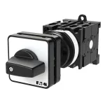 T0-4-8410/Z Przełącznik gwiazda-trójkąt, Styki: 8, 20 A, tabliczka: 0-Y-D, 60 °, bez samopowrotu, montaż rozłączny, pokrętło czarne bez możliwości blokady