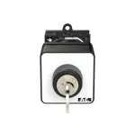 T0-1-102/Z/S Przełącznik Zał.-Wył., 2 bieg., 20 A, napęd kluczykowy S-T0, tabliczka 0-1, 90 °, bez samopowrotu, montaż rozłączny, mechanizm blokady przekręcenia kluczyka S-T0