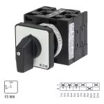 T3-3-15683/E Przełącznik Zał.-Wył., 3 bieg. + 2 NO + 1 NC, 32 A, 90 °, montaż natablicowy, pokrętło czarne bez możliwości blokady