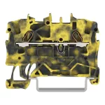 2-przewodowa złączka przelotowa 1,5 mm², ciemnoszary-żółty